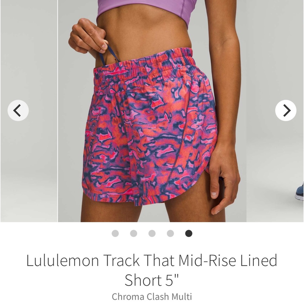 LULULEMON TRACK THAT SHORTS